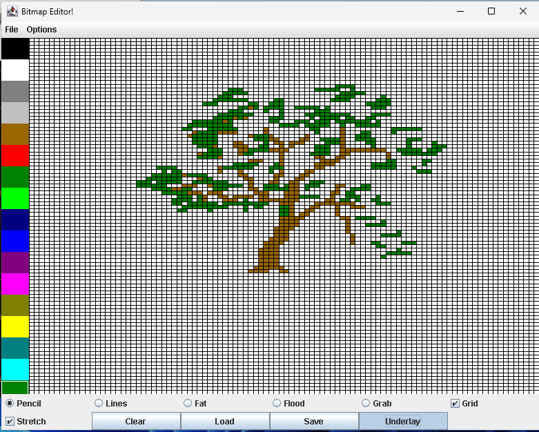 Bitmap Editor and Image Strip Editor working together to build a sprite