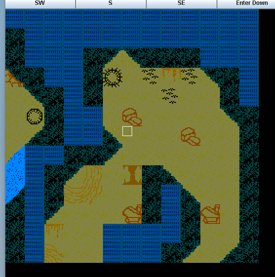 RPG Map Walker exploring another part of the cave map