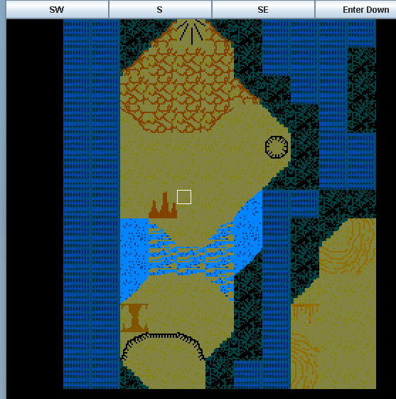 RPG Map Walker exploring another part of the cave map