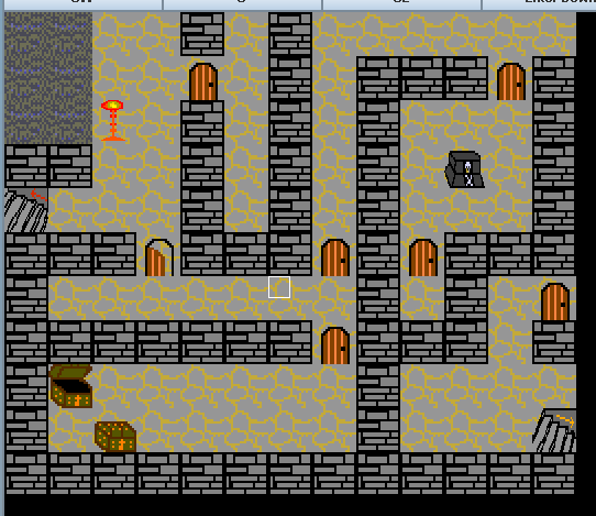 RPG Map Walker exploring a dungeon map