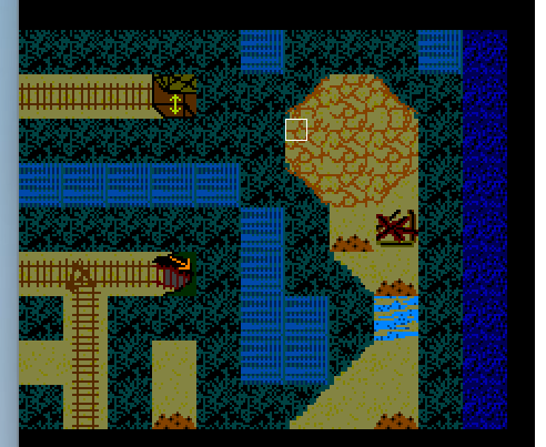RPG Map Walker exploring a mine map